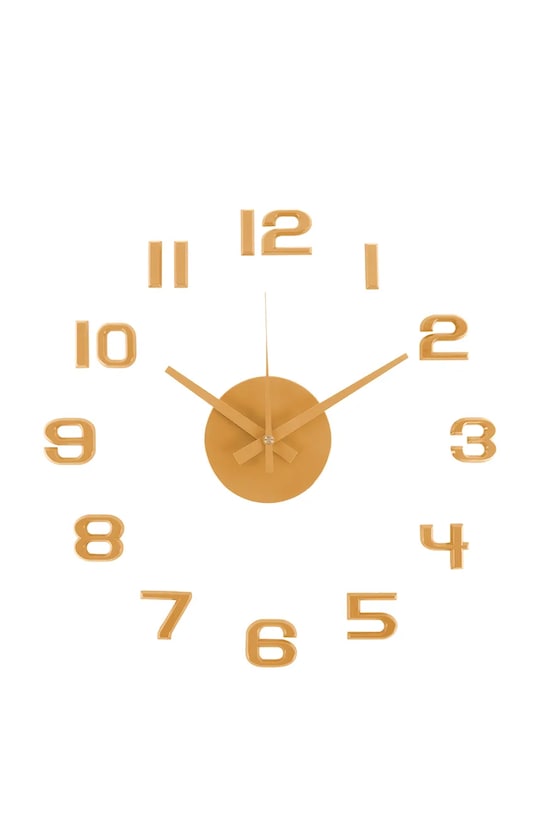 Настінний годинник Karlsson Sunset Number жовтий KA6001YE