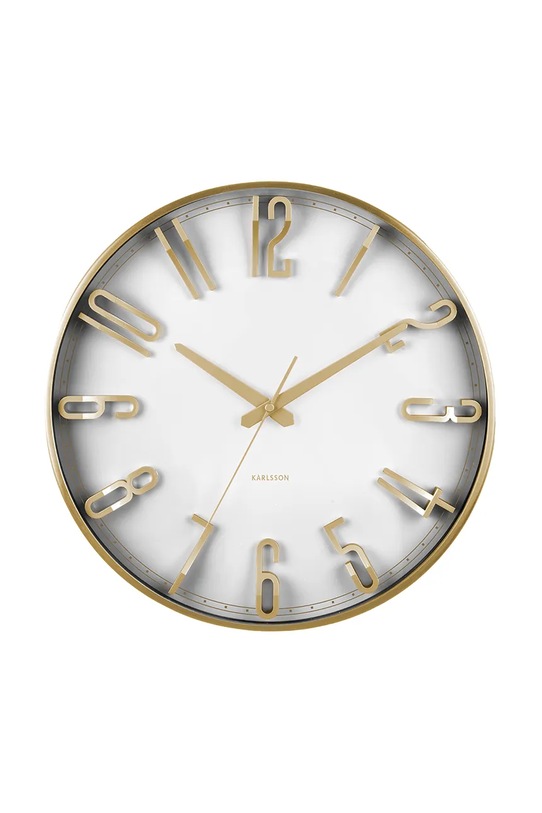 Karlsson zegar ścienny Elevated Glam biały KA6016WH