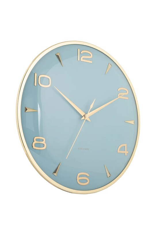 Настінний годинник Karlsson Sienna Glow KA6017BL блакитний AA00