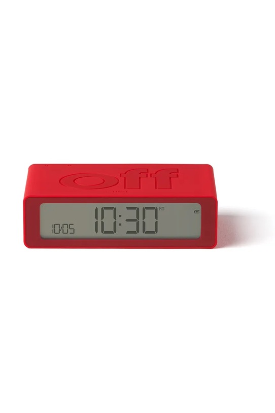 Lexon ceas cu alarmă reversibil Flip Mini rosu LR158R4
