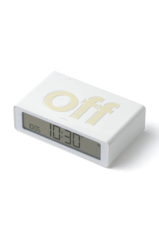 Lexon ceas cu alarmă reversibil Flip Mini alb LR158W9