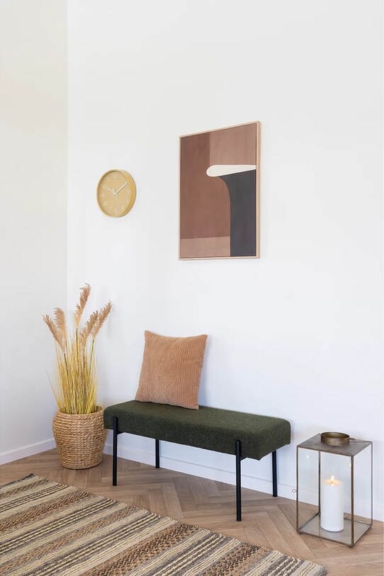 House Nordic ceas de perete Rosolini 4361128 galben