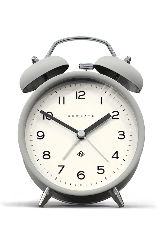 Budík Newgate Charlie Bell Echo sivá KB1041CBM134PGY