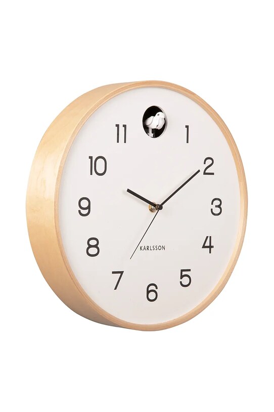Karlsson ceas de perete Natural Cuckoo KA5886WH alb AA00