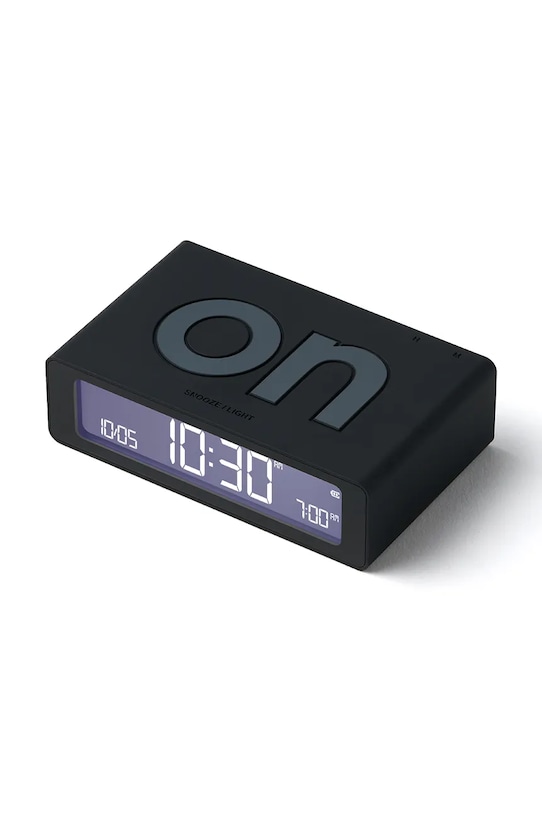 Lexon budzik dwustronny Flip Mini LR158N0 czarny AA00