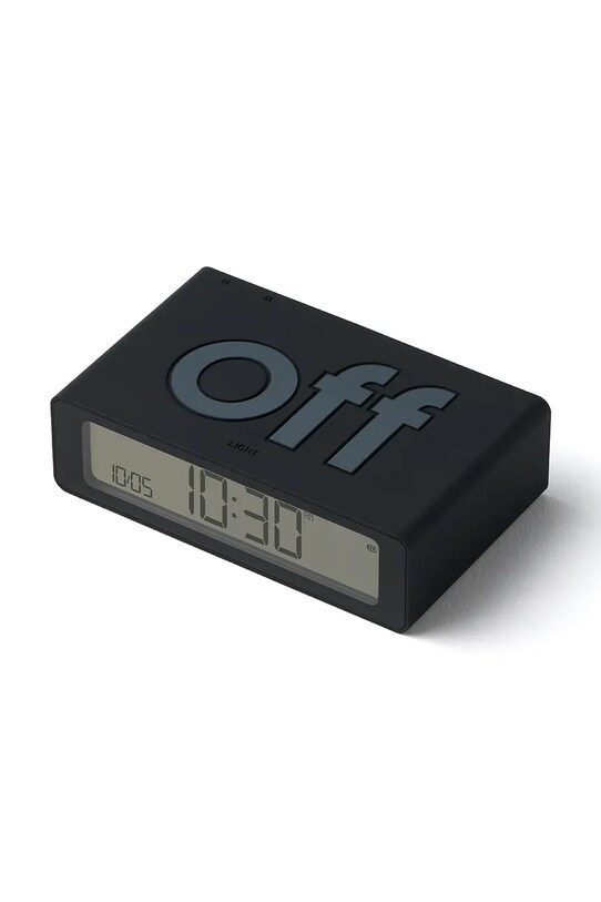 Living și dormitor Lexon ceas cu alarmă reversibil Flip Mini LR158N0 negru