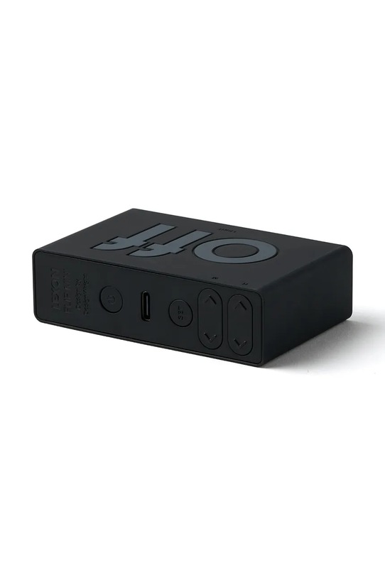 Lexon budzik dwustronny Flip Mini czarny LR158N0