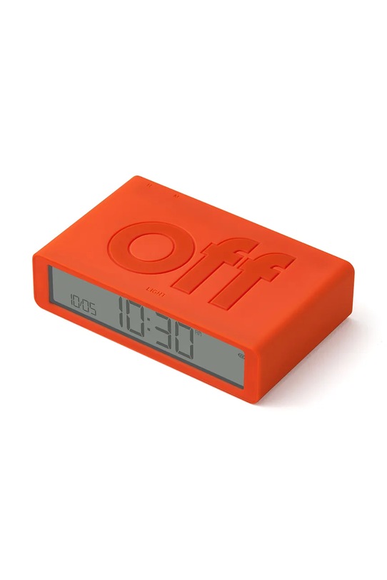 Salon i sypialnia Lexon budzik dwustronny Flip Classic LR157O1 pomarańczowy