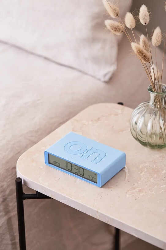 Obojstranný budík Lexon Flip Classic LR157LB1 modrá