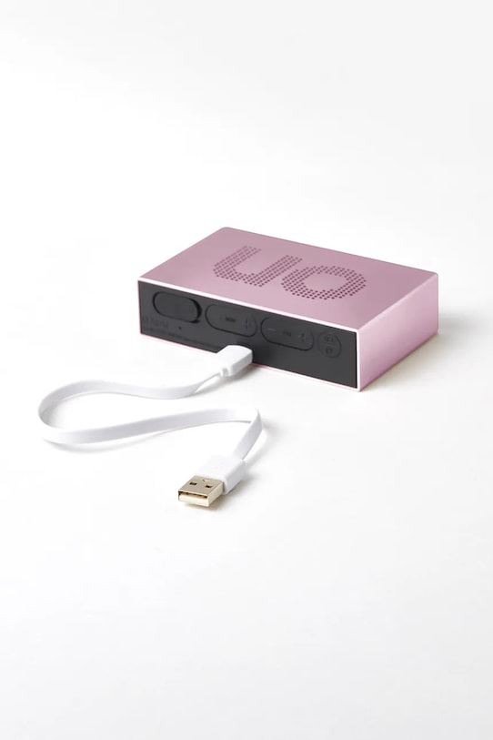 Lexon budzik dwustronny Flip Premium różowy LR152LP