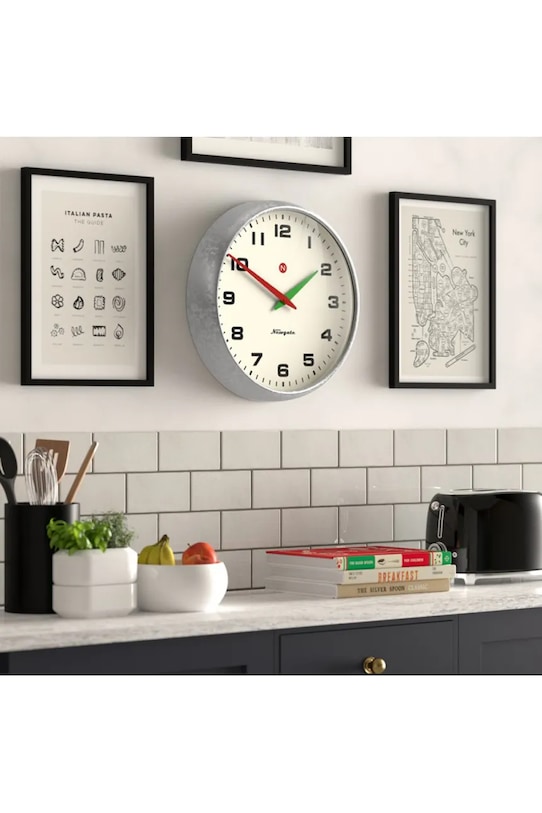 Living și dormitor Newgate ceas de perete Superstore KB1188SUPE216GAL gri