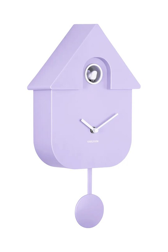 Karlsson zegar ścienny Modern Cuckoo KA5768SP fioletowy AA00