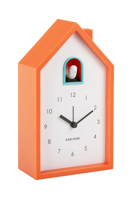 Karlsson budzik z kukułką Modern Cuckoo KA6015OR pomarańczowy AA00