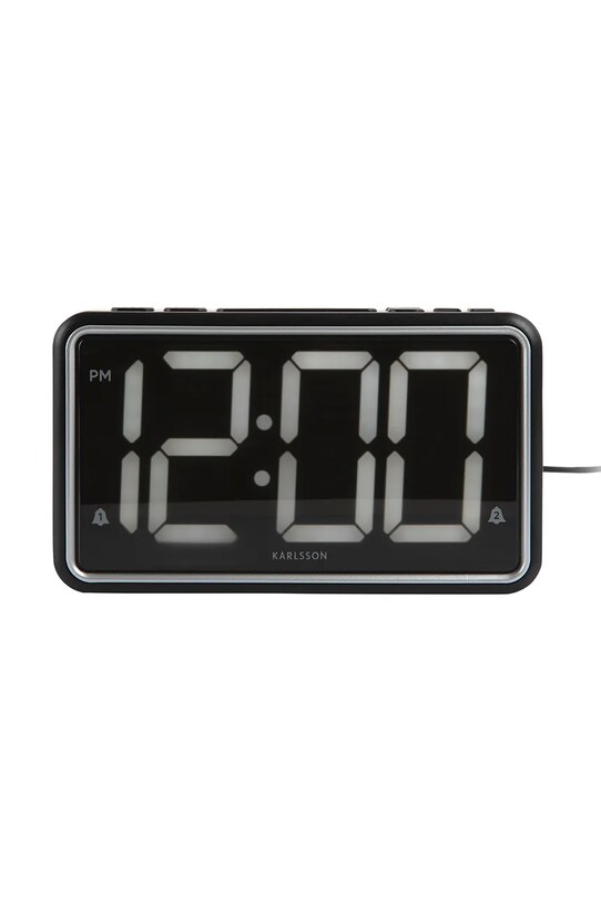 Karlsson ceas cu alarmă New Retro negru KA6035BK