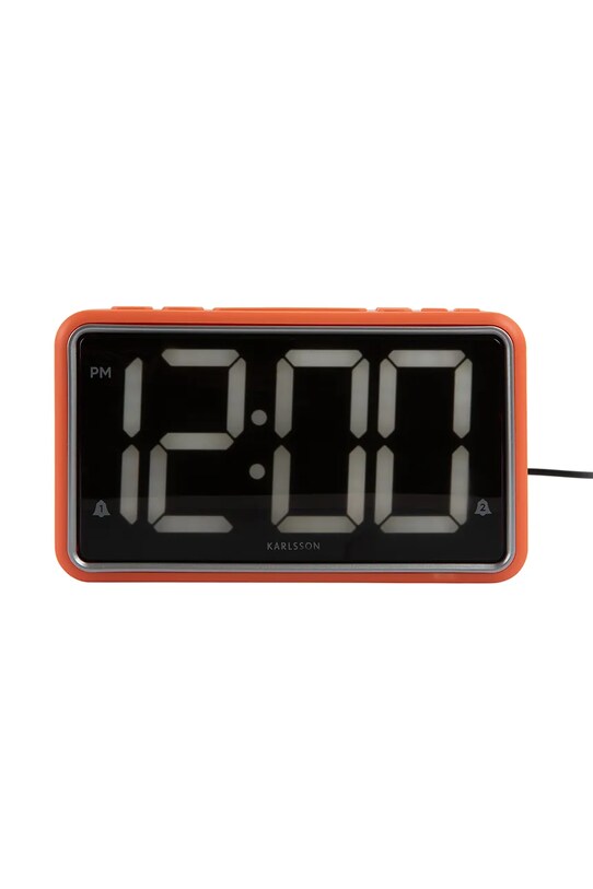 Budík Karlsson New Retro oranžová KA6035OR