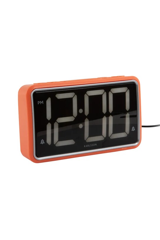 Budík Karlsson New Retro KA6035OR oranžová AA00