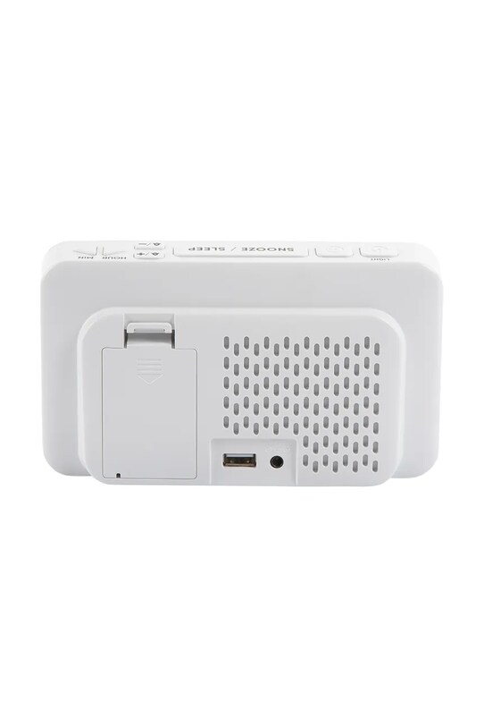 Living și dormitor Karlsson ceas cu alarmă New Retro KA6035WH alb