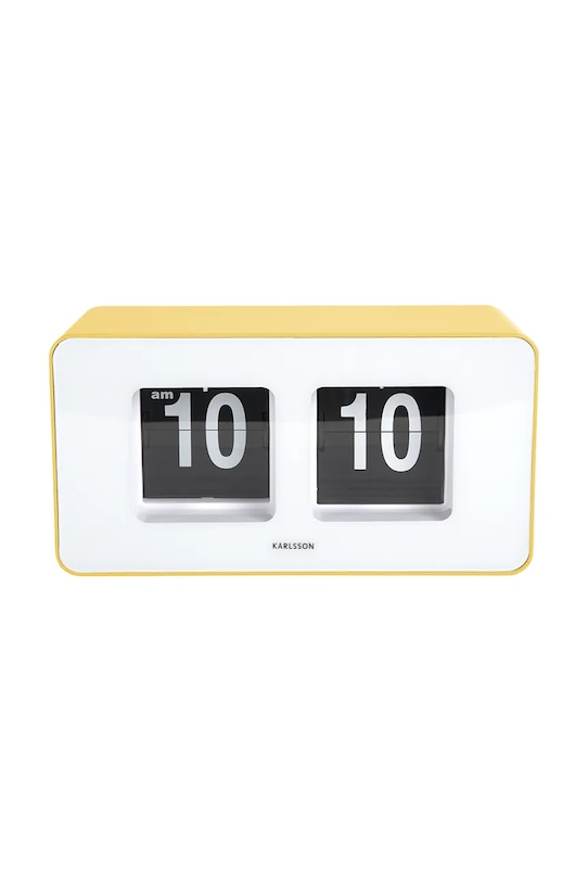 Столовые часы Karlsson Funky Flip жёлтый KA6042BY
