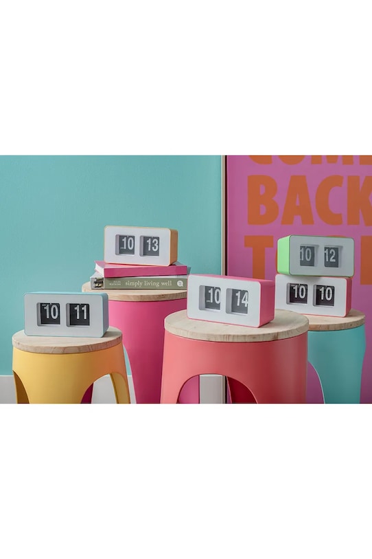 Столовые часы Karlsson Funky Flip KA6042BY жёлтый