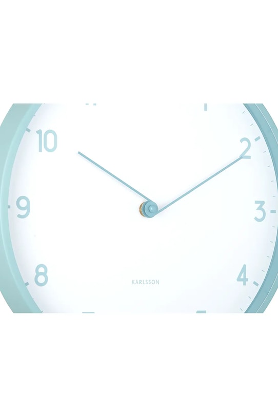 Dnevni boravak i spavaća soba Zidni sat Karlsson Sencillez KA6057BL plava
