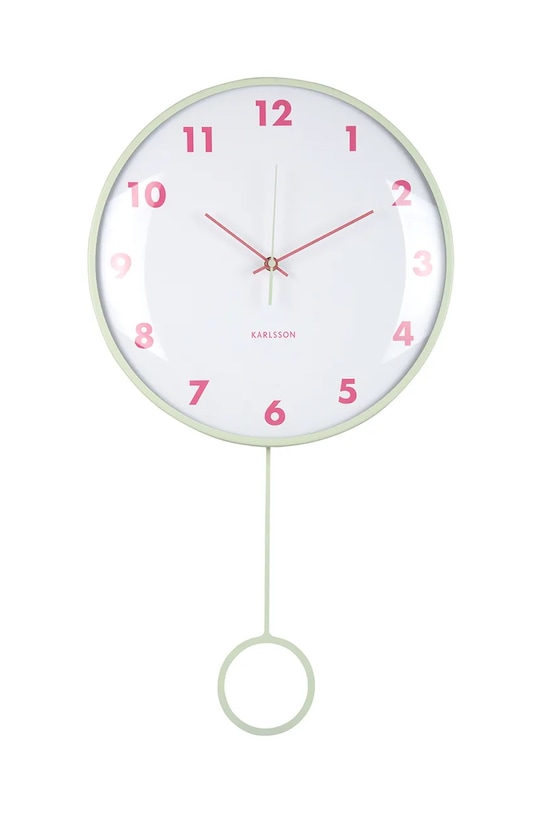 Karlsson orologio da parete Cheeky Dome verde KA6058LG