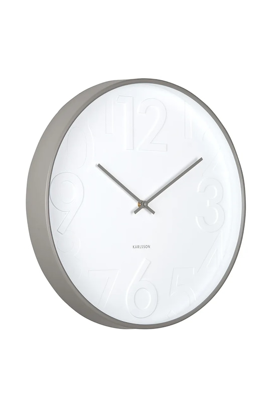 Nástenné hodiny Karlsson Ayuno KA6063GY sivá AA00