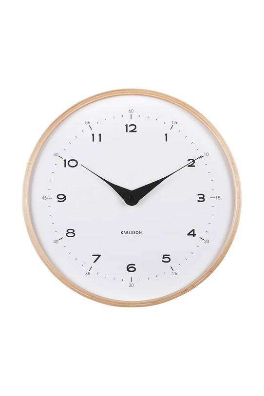 Ρολόι τοίχου Karlsson Osado Dome λευκό KA5995WH