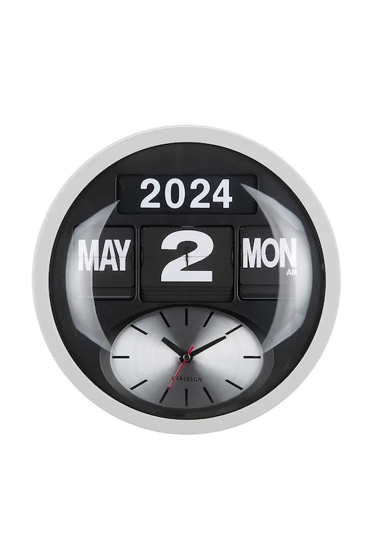 Karlsson ceas de perete Round Flip alb KA6030WH