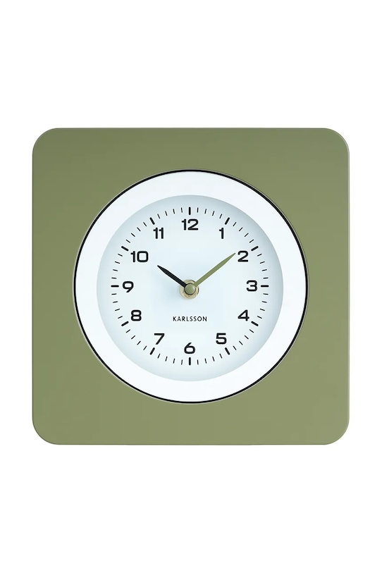 Karlsson zegar ścienny New Vintage zielony KA6050GR