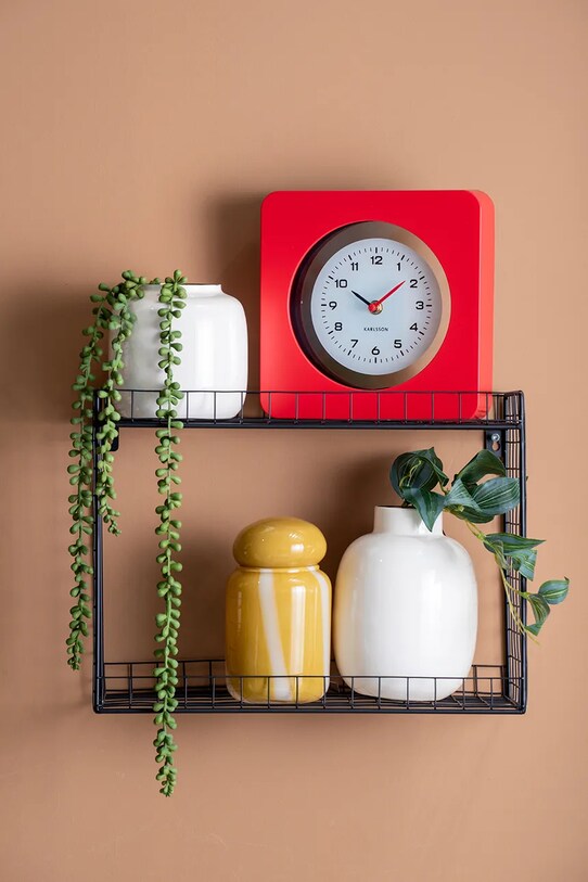 Karlsson ceas de perete New Vintage rosu KA6050RD