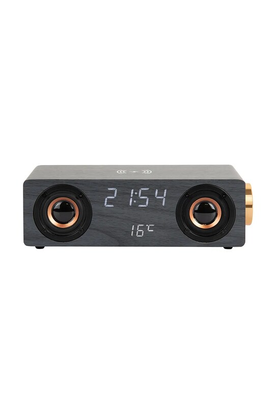 Budík Karlsson Classic BT Speaker sivá KA6059BK