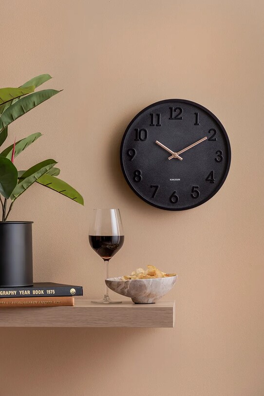 Karlsson ceas negru KA6041BK