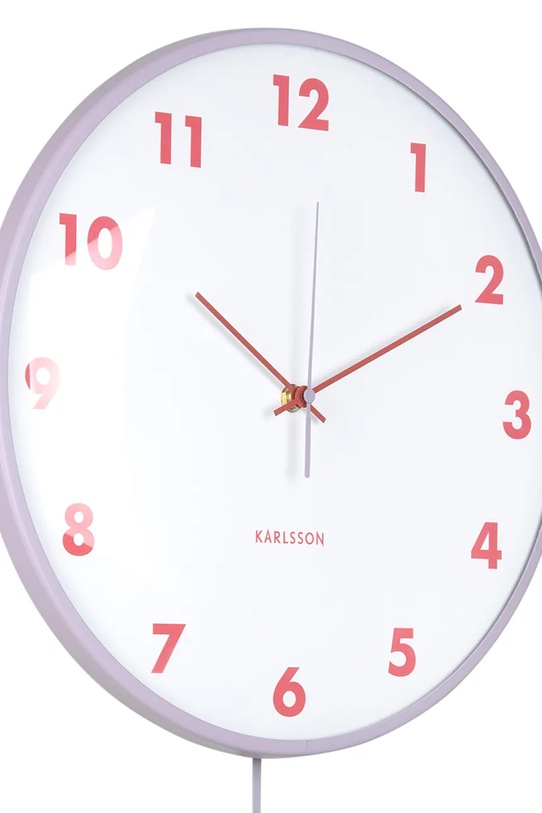 Salotto e camera Karlsson orologio da parete Cheeky Dome KA6058LP violetto