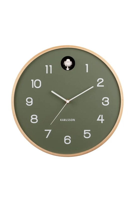 Karlsson orologio a cucu Natural Cuckoo 31,5 cm verde KA5886GR