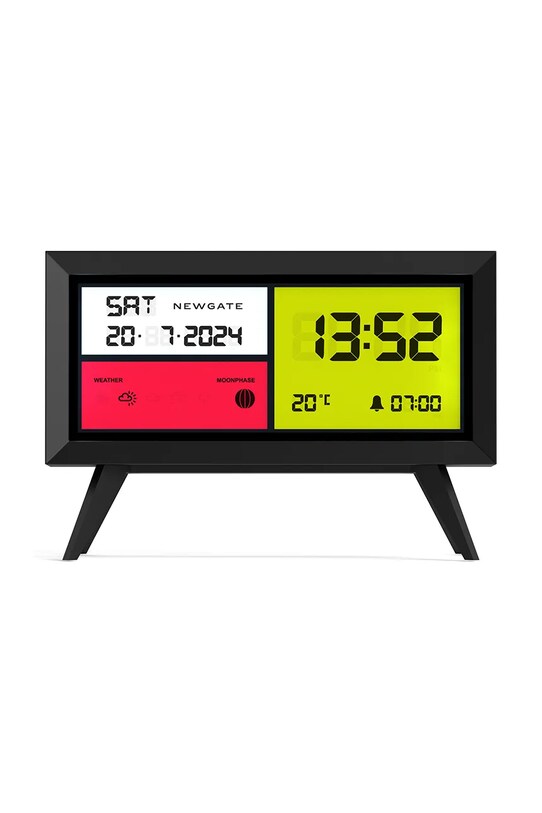 Newgate budzik Spectronoma LCD 21,8 cm czarny KB1008LCD.SPECT1