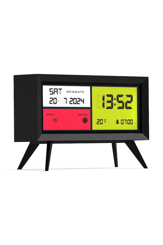 Ξυπνητήρι Newgate Spectronoma LCD 21,8 cm KB1008LCD.SPECT1 μαύρο AA00