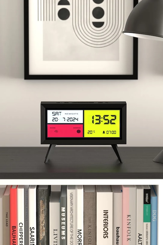 Σαλόνι και υπνοδωμάτιο Ξυπνητήρι Newgate Spectronoma LCD 21,8 cm KB1008LCD.SPECT1 μαύρο