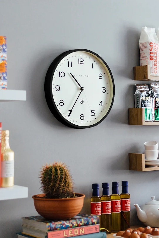 Σαλόνι και υπνοδωμάτιο Ρολόι τοίχου Newgate Number 53 cm KB1003NUMTHR129K μαύρο