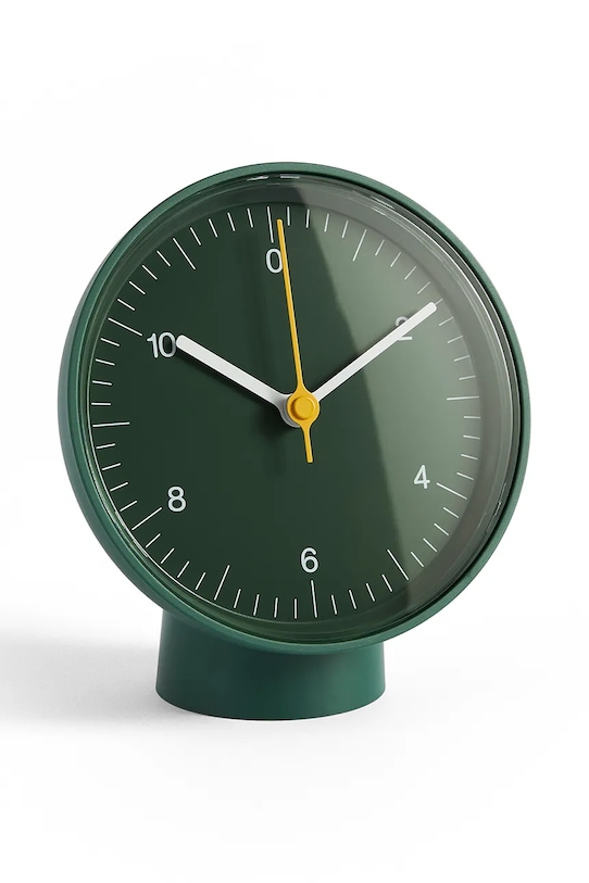 HAY zegar stołowy 13 x 8 x 14,5 cm zielony AB311.A587