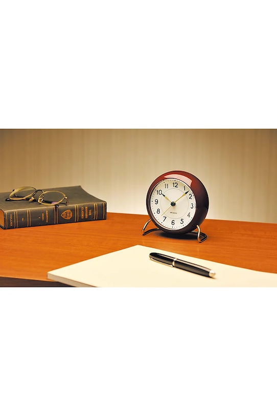 Living și dormitor Rosendahl ceas de masă Station Table 11 cm 43676 burgundia
