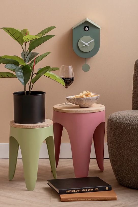 Маятниковые часы Karlsson Grato Cuckoo 33 cm зелёный KA6026GR