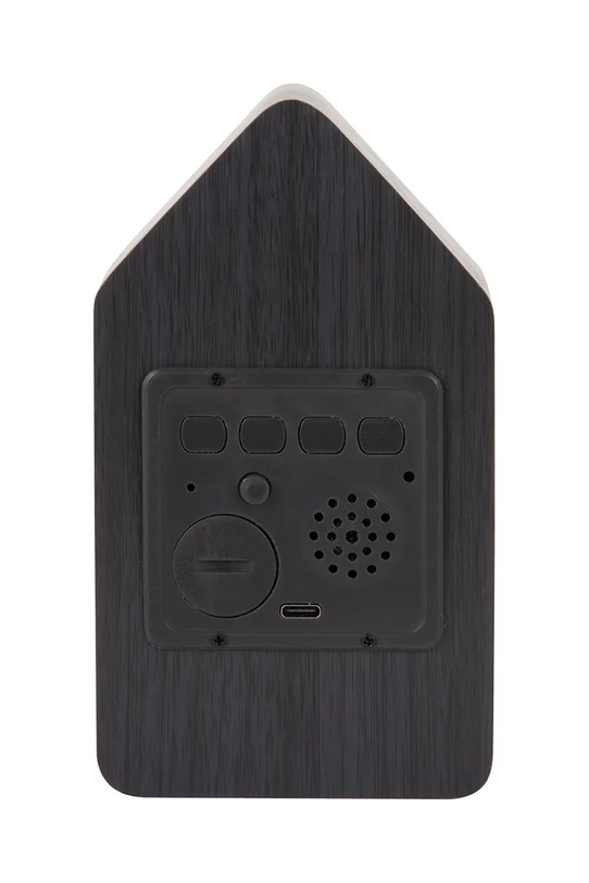 Karlsson budzik Cuckoo LED 16 cm czarny KA6061BK