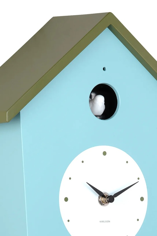 Dnevni boravak i spavaća soba Sat s kukavicom Karlsson Cuckoo 26,4 x 10,5 cm KA6044BL plava