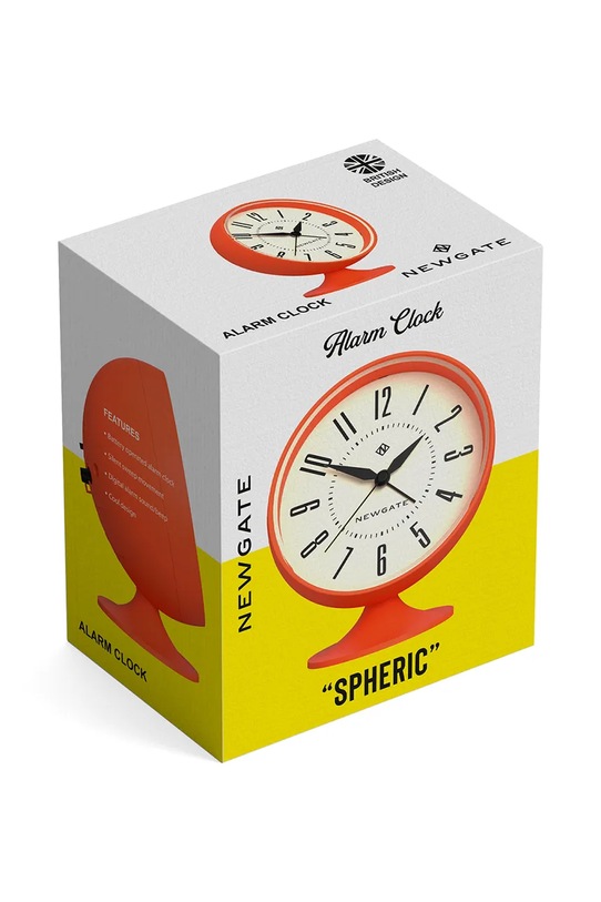 Newgate zegar stojący 13,7 x 11,5 x 9 cm pomarańczowy KB2932ALMSPH294PO