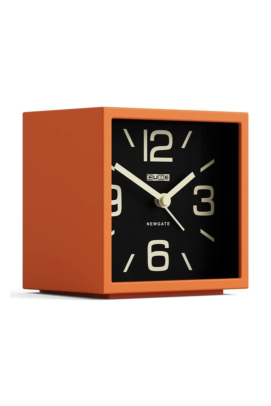 Newgate budzik Réveil 10,5 x 10,5 x 8 cm KB2930ALMCUB358PO pomarańczowy AA00