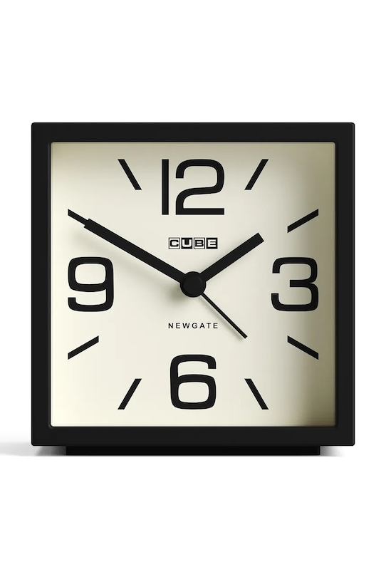 Newgate budzik Réveil 10,5 x 10,5 x 8 cm czarny KB2928ALMCUB252K