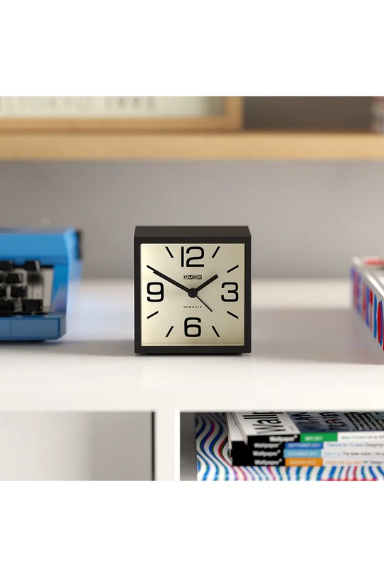 Newgate budzik Réveil 10,5 x 10,5 x 8 cm czarny KB2928ALMCUB252K