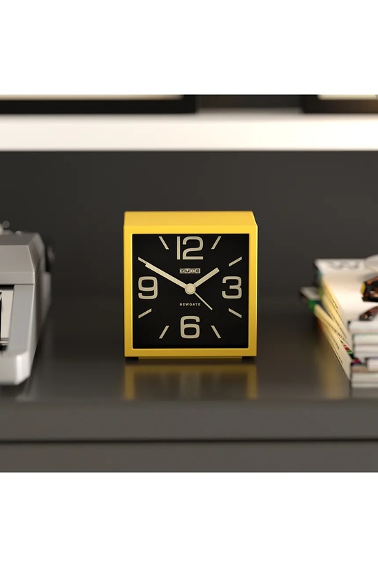 Newgate budzik Réveil 10,5 x 10,5 x 8 cm żółty KB2929ALMCUB358CY
