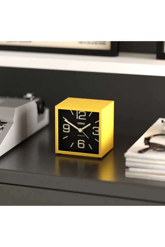 Newgate budzik Réveil 10,5 x 10,5 x 8 cm KB2929ALMCUB358CY żółty