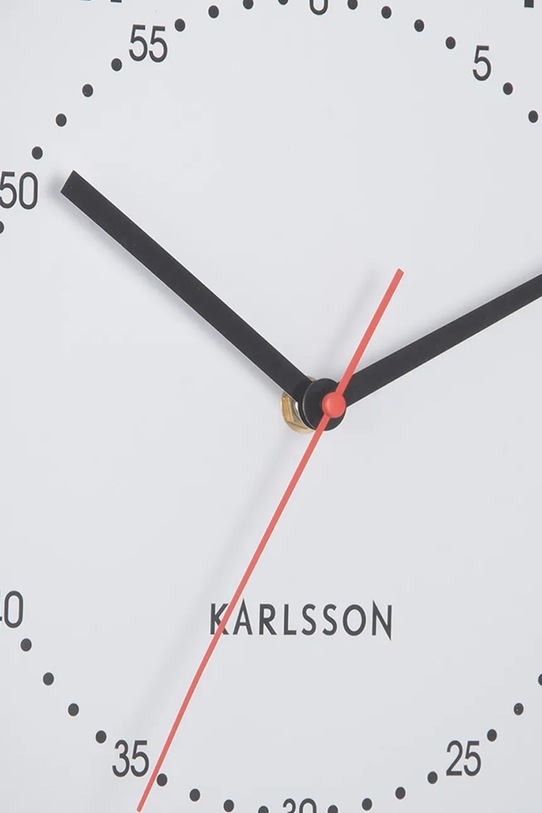 Salon i sypialnia Karlsson zegar 31,5 x 4,5 cm KA6038WH biały
